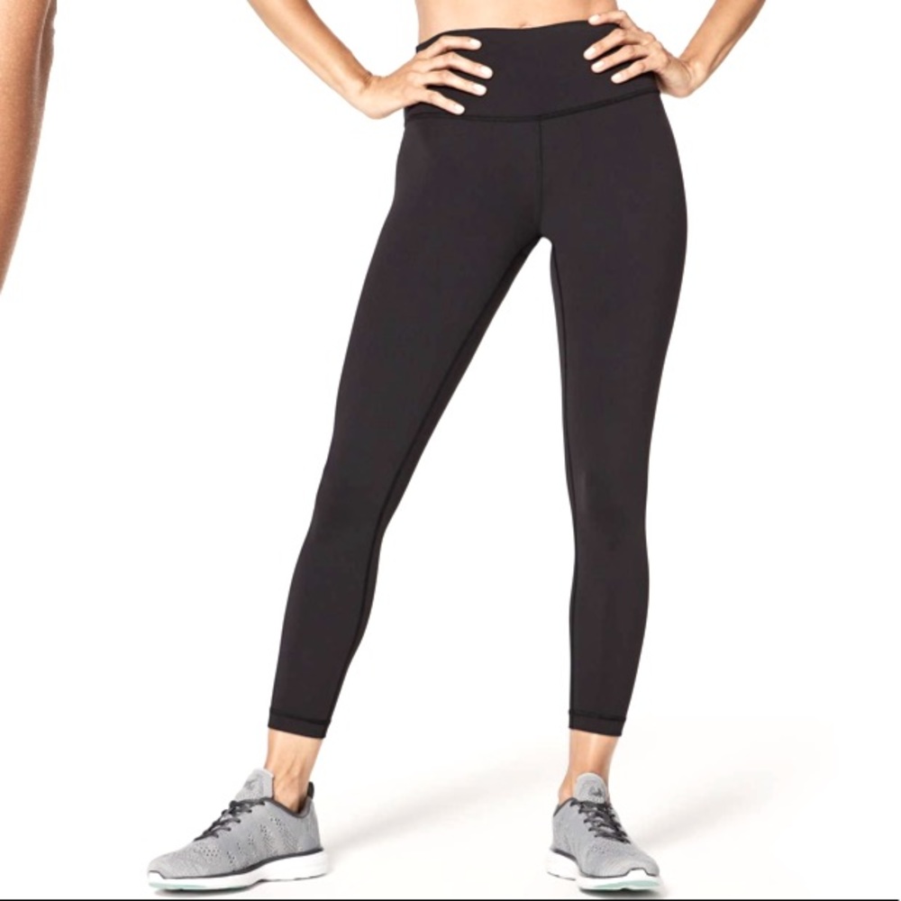 Lululemon wunder under high rise 7/8 pant - black 6